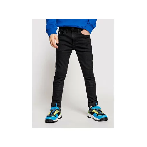 Calvin Klein Jeans Jeans hlače IB0IB00766 Črna Slim Fit