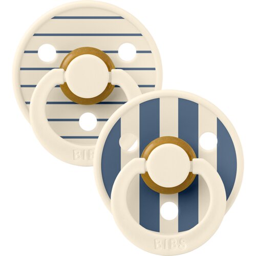 Bibs duda varalica - lateks Studio Colour (okrugle) Pin - Ivory Steel Blue mix (vel. 1) BIBS-STU-COL-O-PISBM-1 Slike