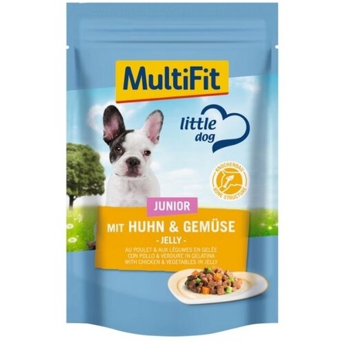 MultiFit Junior piletina i povrće u želeu 100 g vrećica Slike