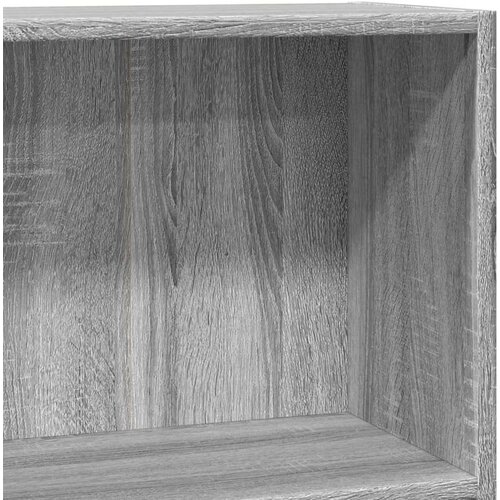 vidaXL Knjižna omara siva sonoma 80x30x77 cm inženirski les Cene