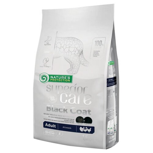 Nature's Protection hrana za pse sa crnim krznom superior care 10kg živina NP751411 Slike