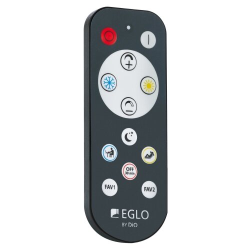 Eglo LED plafonjera Calagrano 900602, 11 W, s daljinskim, crna/bijela, 37,5x37,5 cm Slike
