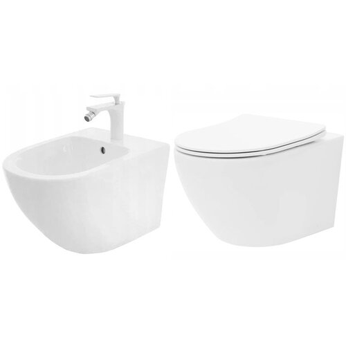 Rea Garnitura WC CARLO Mini Flat + bide CARLO MINI Cene