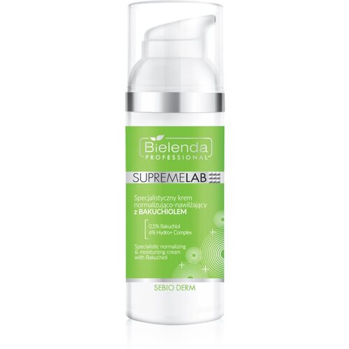 Bielenda Professional Supremelab Sebio Derm dnevna krema za normalizacijo kože 0,5% Bakuchiol & 6% Hydro Complex 50 ml Cene