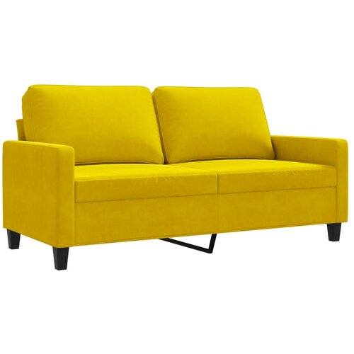 Maison Chic kavč - Sofa - Kanape dvosed rumen 140 cm žamet, (21726558) Cene