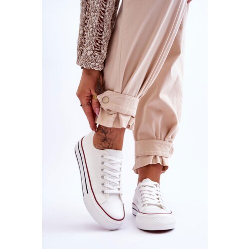 Kesi Women&amp;#039;s sneakers on a robust white Ember platform Slike