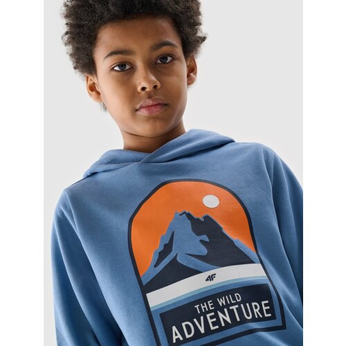 4f Boys' Hoodie - Blue Cene