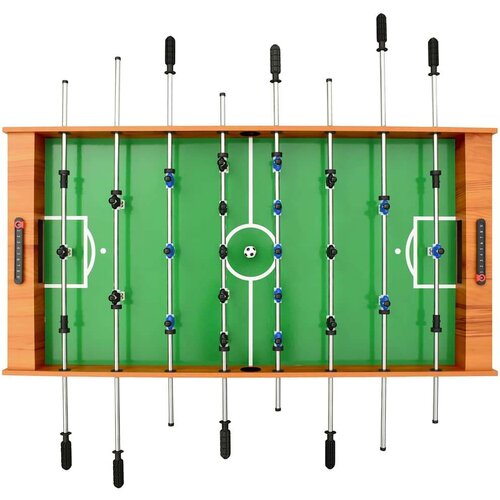 vidaXL Sklopivi stolni nogomet 121 x 61 x 80 cm svjetlosmeđi Cene