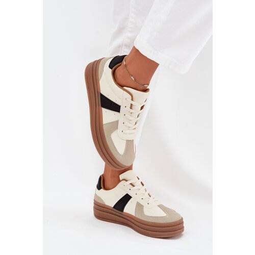 Boto Women&amp;#039;s Platform Sneakers Beige Sivirae Slike