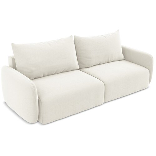 Makamii Krem bar&amp;scaron;unasti sklopiva/s prostorom za odlaganje sofa 238 cm Kalena &amp;ndash; Slike