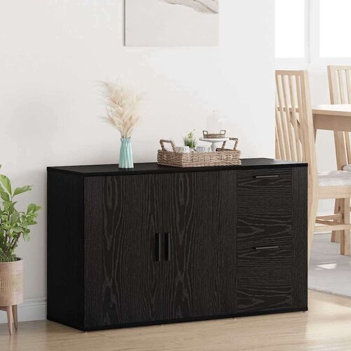  s predalom Črni hrast 100 x 33 x 59.5 cm Konstruiran les, (5000217244) Cene