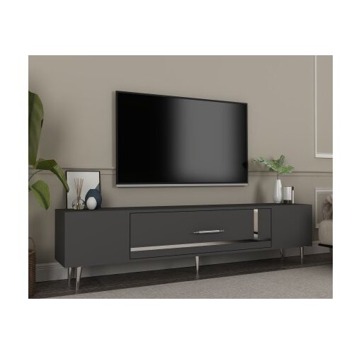 Hanah home tv polica Dekop1 anthracite silver Cene