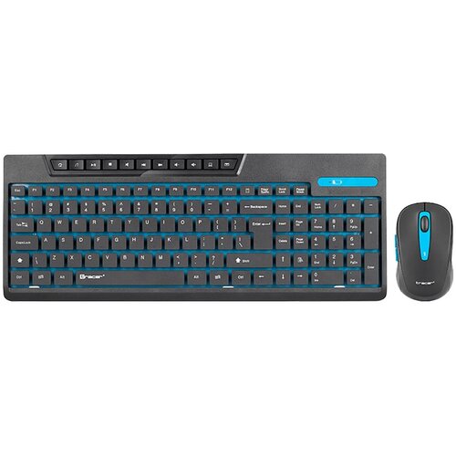 Tracer Tastatura + miš, bežični set, nano prijemnik - ISLANDER RF, Crna Cijene