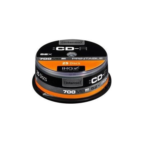 Intenso CD-R 1801124 700MB Printable 52x, (5000539638) Cene