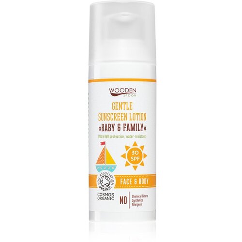 WoodenSpoon Baby&Family zaščitni losjon za sončenje SPF 30 50 ml Cene