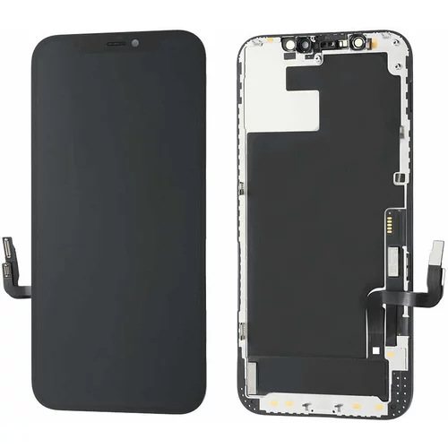 In-Cell steklo in lcd zaslon za apple iphone 12 / 12 pro, črno