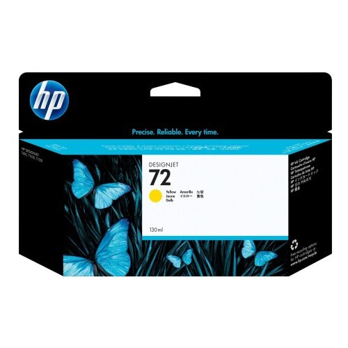 HP 72 originalna črnilna kartu&scaron;a, rumena, visoke zmogljivosti, 130 ml, 1 kos Cene