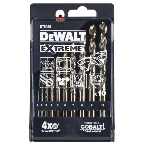 Dewalt DT5935 burgije HSS-G, 1 - 10mm, 10 komada Cene