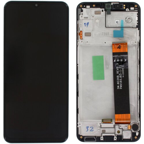 Samsung Steklo in LCD zaslon za Galaxy A23 / SM-A235, originalno, črno Cene