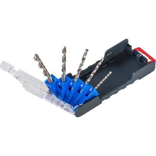 Einhell 3-delni set kofera sa po 5 burgija za drvo, metal i kamen, 3-8 mm za metal i 4-10 mm za drvo i kamen ( 49109157 ) Slike