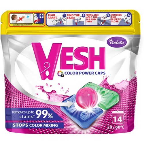 Violeta Vesh Color kapsule za rublje 14 komada Slike