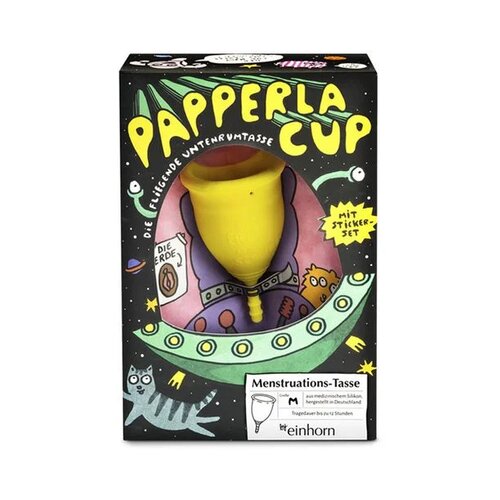 Einhorn Menstrualna ča&amp;scaron;ica Papperlacup - M Slike