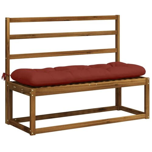  Jastučić za klupu VIANEN 100% poliester Crvena 130 x 40 x 12 cm - Crvena 130 x 40 x 12 cm Slike