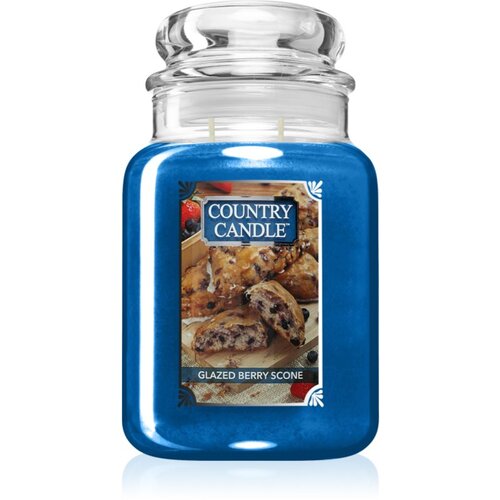 Country Candle Glazed Berry Scones mirisna svijeća 680 g Slike
