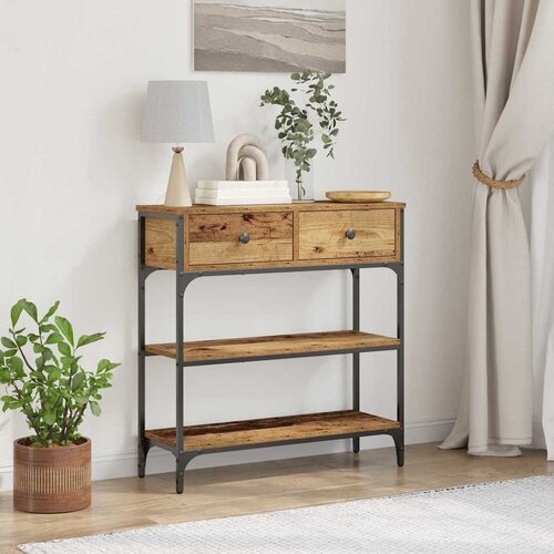  Konzolna stolica Staro drvo 72,5 x 25 x 75 cm Konstruirano drvo Slike