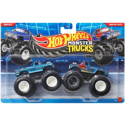 Mattel Hot Wheels Monster Trucks: Bigfoot vs Bigfoot Bite, set od 2 autića, razmjera 1:64 - Cijene