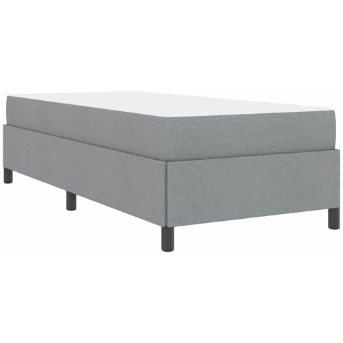  s opruga kutije Svijetlo siva 90 x 190 cm tkanina Slike