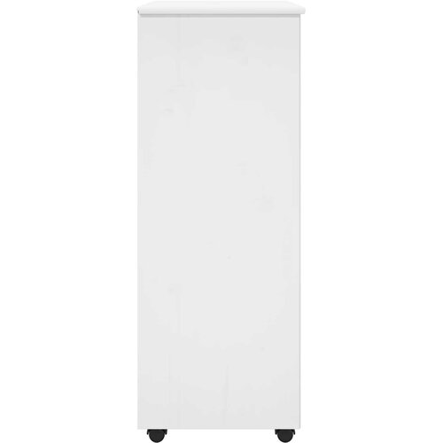  Mobilni ormar Bijelo 53 x 39 x 103 cm Čvrsto borovo drvo Slike