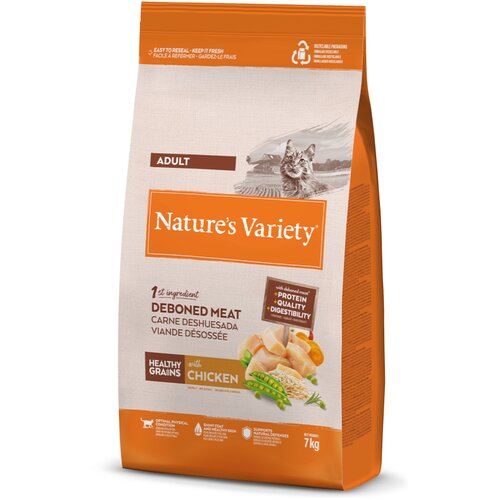  1 kg gratis! 7 kg Nature's Variety - Healthy Grains Adult piletina Cijene