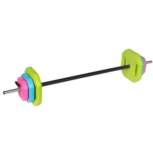 Rebel Active RBA-2336 &amp;ndash; Set utega 20 kg s ravnom &amp;scaron;ipkom 140 cm, bitumenski utezi Slike