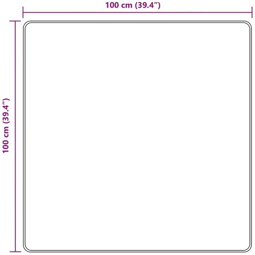  za tepih MARSA Bijeli 100 x 100 cm Poliester i PVC Slike