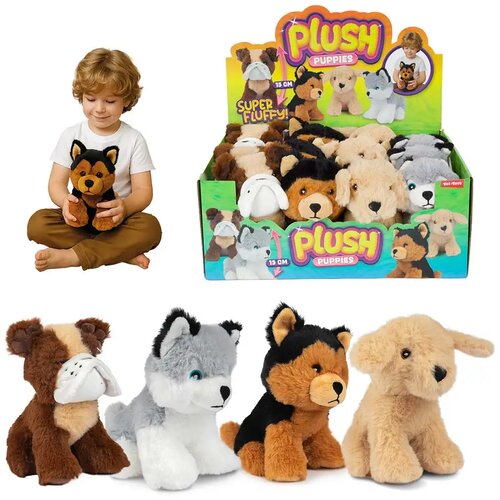Magic Toys Slatki plišani psić 15 cm, u više varijanti, 1 kom Cene
