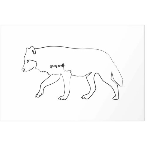  Plakat - Wolf 30x21 Bez okvira Cene