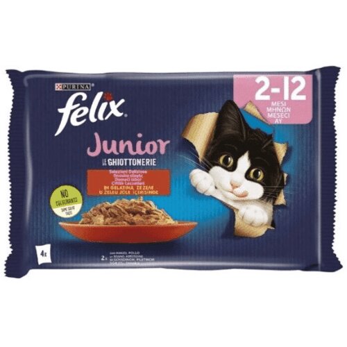 Friskies purina Felix Multipack Za Mačiće 4 x 85 g - 340 g Slike