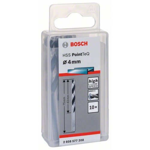 Bosch spiralni sveder za kovino HSS, 4x? mm, 10 kos, 2608577208 Cene