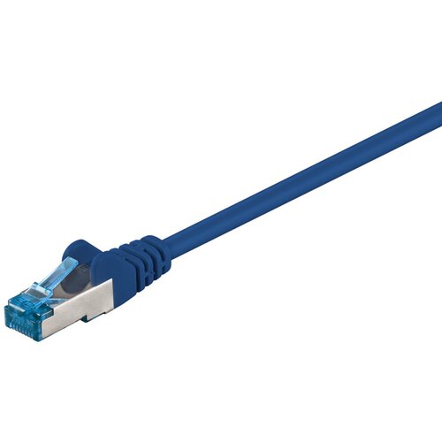 Goobay S/FTP CAT 6A patch 2m modri mrežni povezovalni kabel Slike