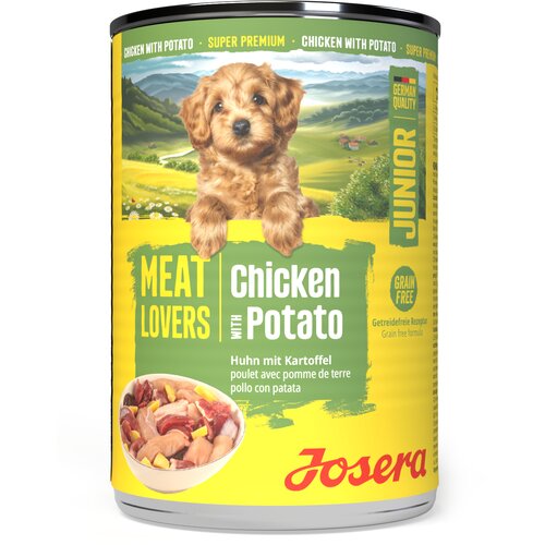  Ekonomično pakiranje Josera Meat Lovers Junior Menu 12 x 400 g - Piletina Cijene