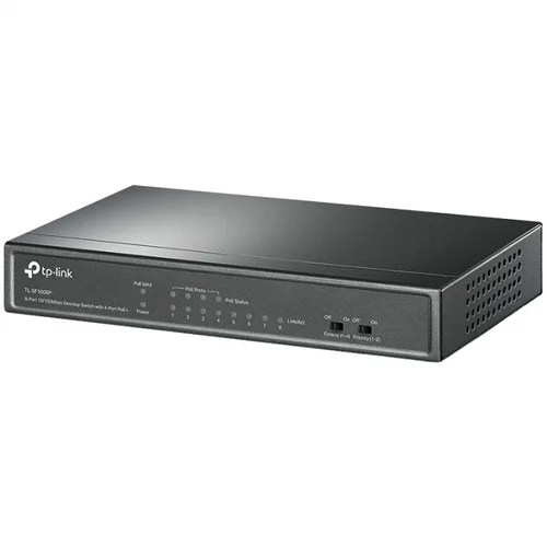 Switch TP-Link Tl-SF1008P, 8-port 10/100Mbps Desktop PoE , 8 10/100Mbps RJ45 ports including 4 PoE ports, 57W PoE Power su