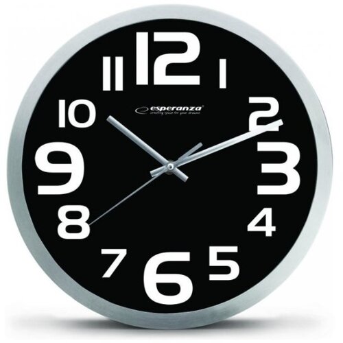 Esperanza EHC013K Wall Clock - Zurich - Black Quartz clock Oval Black, White Cijene