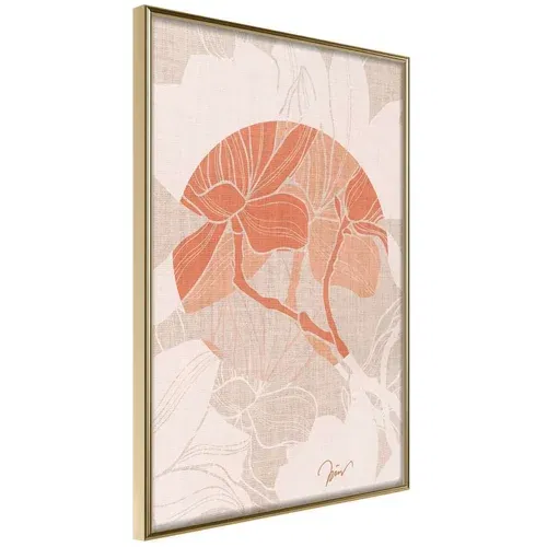  Poster - Flowers on Fabric 30x45
