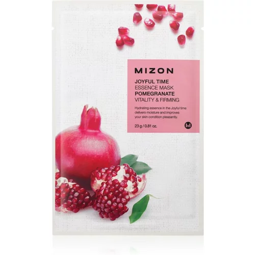 Mizon Joyful Time Pomegranate maska iz platna s poživitvenim učinkom 23 g