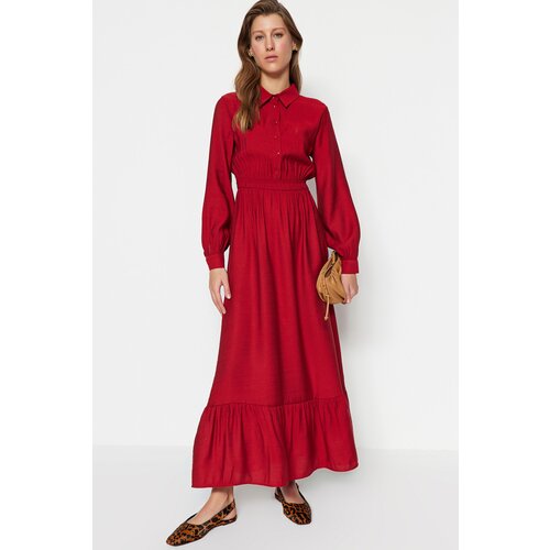 Trendyol Dress - Burgundy - Basic Slike