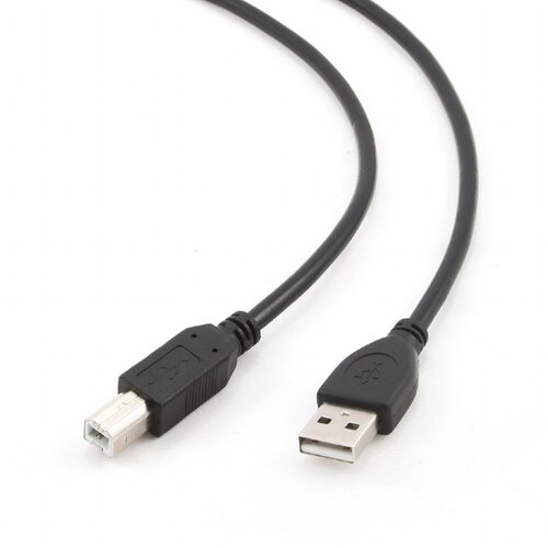 Gembird CCP-USB2-AMBM-1M USB 2.0 A-vtič B-vtič 1m kabel črn, (5000136463) Slike