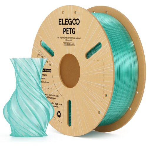 Elegoo PETG Translucent Green - 1,75 mm / 1000 g Slike