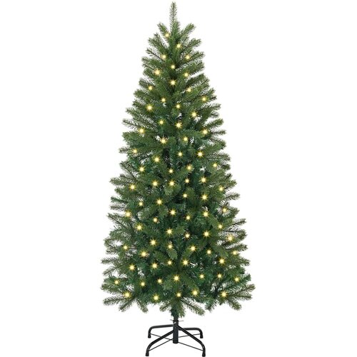  Umjetno božićno drvce s stalakom Zelena 150 cm PE i PVC Slike