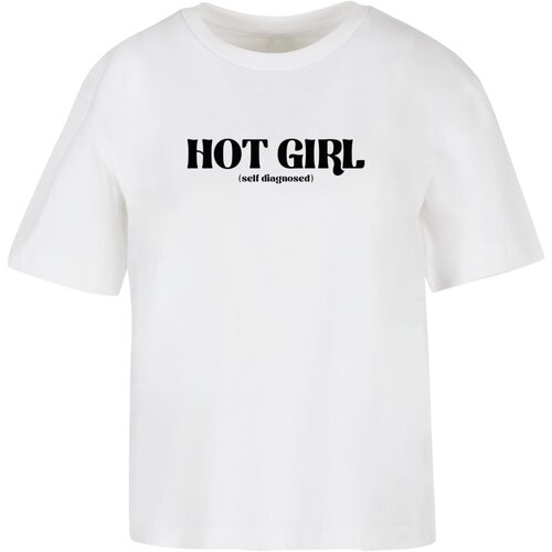 Mister Tee Women's Hot Girl Diagnosis T-shirt white Cene